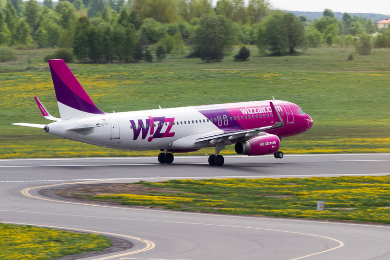 Wizz Air (nuotr. Tv3.lt/Ruslano Kondratjevo)