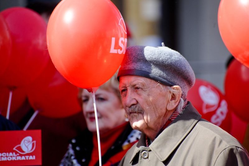 Socialdemokratų palaikymas (nuotr. Fotodiena.lt/Dmitrijaus Radlinsko)