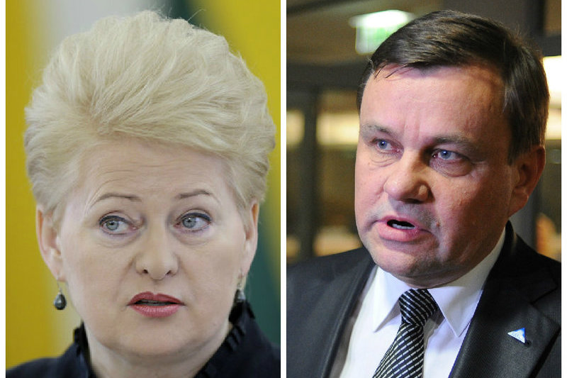 Dalia Grybauskaitė ir Vydas Gedvilas