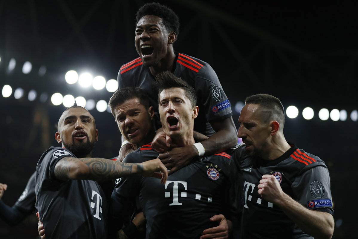 Londono „Arsenal“ – Miuncheno „Bayern“ 1:5 (nuotr. SCANPIX)