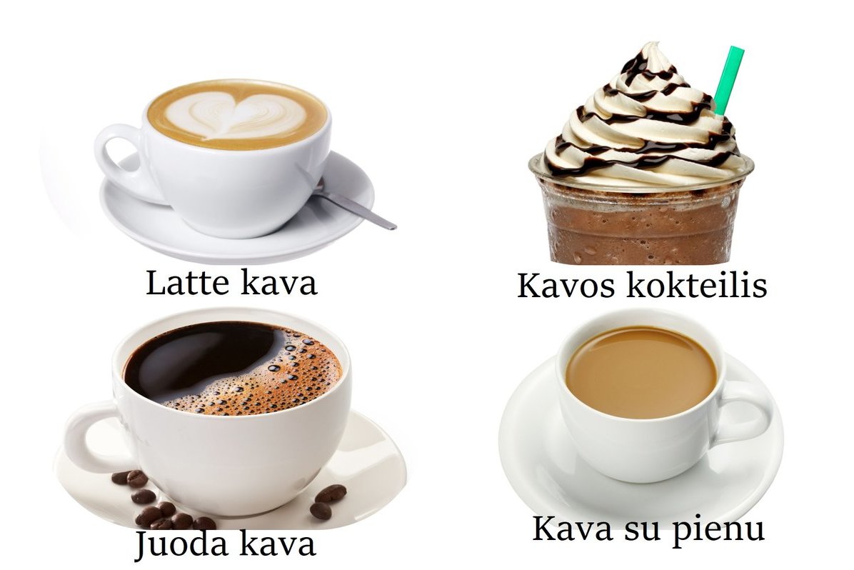 Kavos gėrimai (nuotr. 123rf.com)