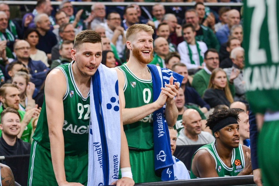 „Žalgirio“ krepšininkai (nuotr. Fotodiena/Justino Auškelio)