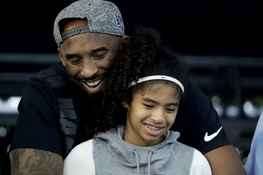 Kobe Bryantas su dukra Gianna žuvo sudužus sraigtasparniui (nuotr. SCANPIX)