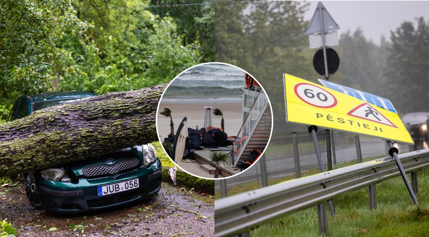 Įspėja apie stichinį reiškinį Lietuvoje – užgrius ne tik audra su sniegu: tai prasidės jau šiąnakt
