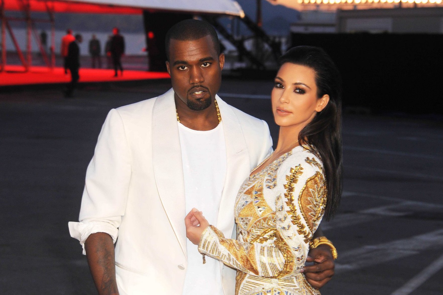 Kanye Westas ir Kim Kardashian (nuotr. SCANPIX)