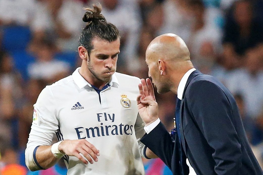 Garethas Bale'as ir Zinedine'as Zidane'as (nuotr. SCANPIX)