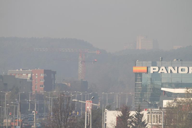 Smogas Vilniuje (nuotr. Balsas.lt/Ruslano Kondratjevo)