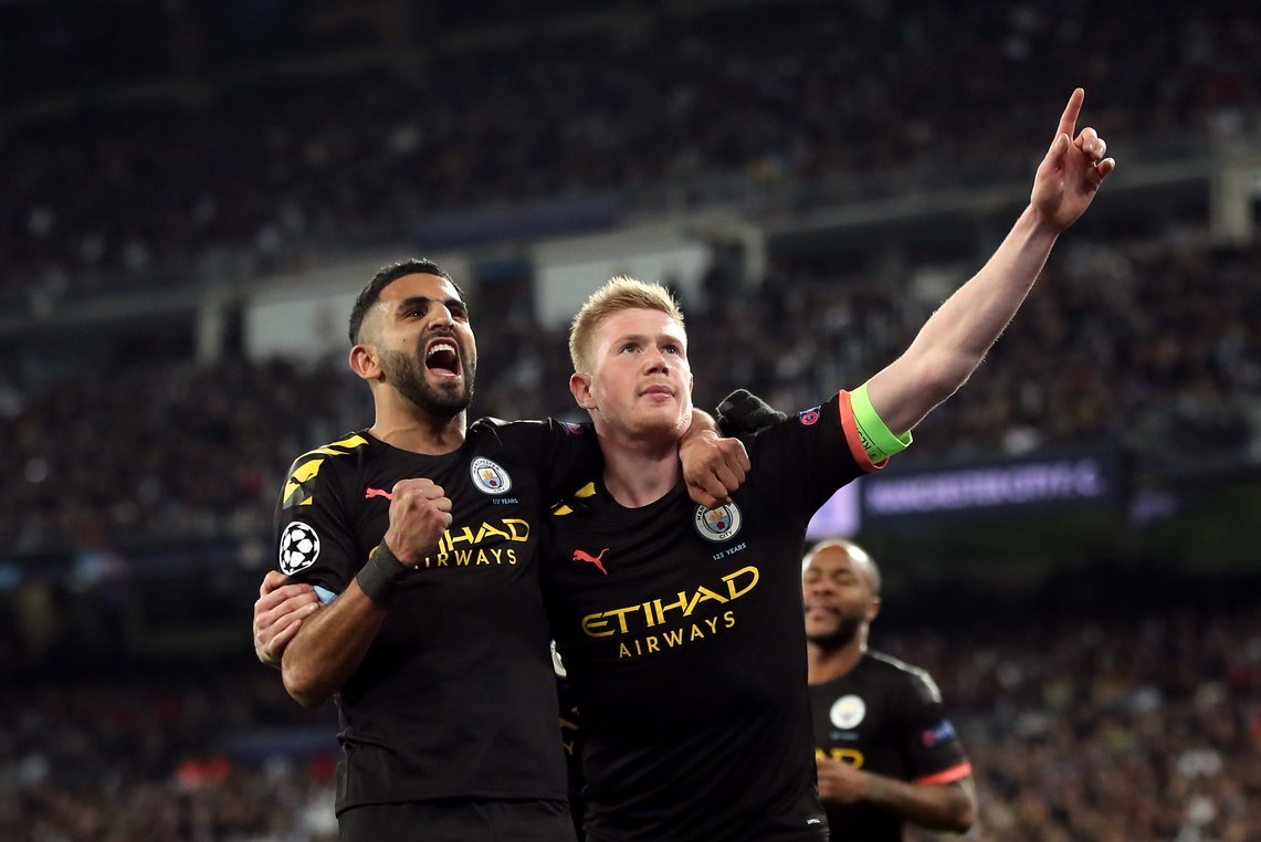 Kevinas De Bruyne dešinėje. (nuotr. SCANPIX)