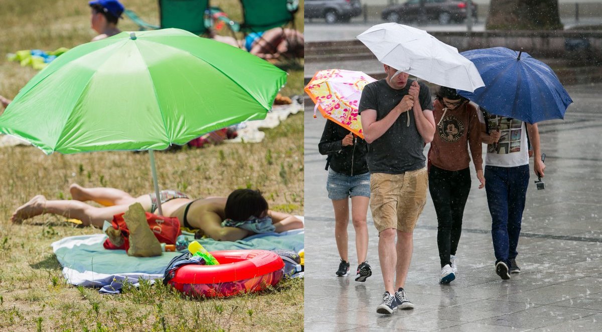 Laukia kontrastingi orai: vienoje Lietuvos pusėje šils vos iki +19, kitoje kais iki +33