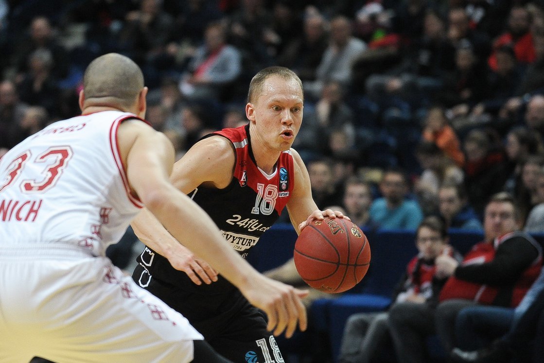 Mindaugas Girdžiūnas (Vilniaus „Lietuvos rytas“ - Miuncheno „Bayern“) (nuotr. Fotodiena.lt/Josvydo Elinsko)