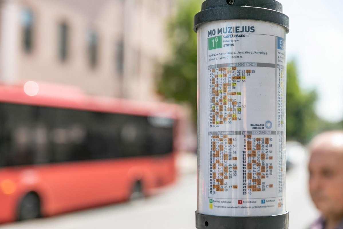 Vilniuje pasikeitė vienos stotelės pavadinimas (nuotr. Sauliaus Žiūros)