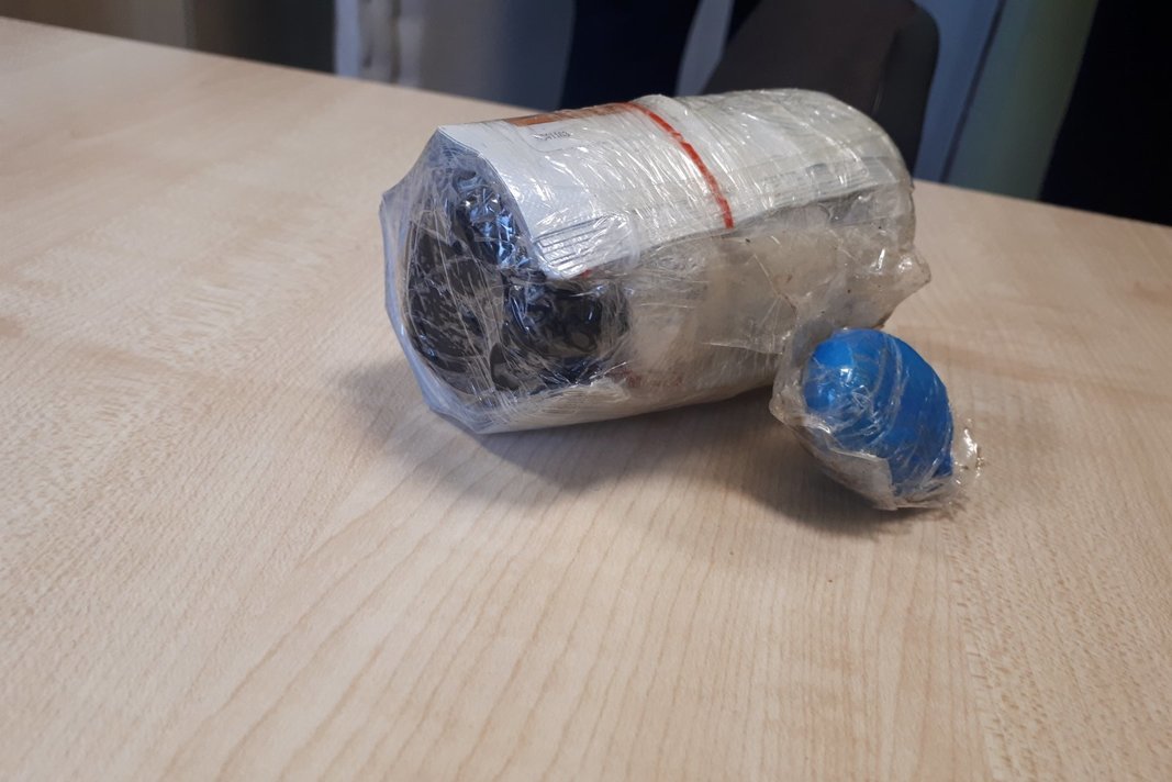 Narkotikų paketas (nuotr. kaldep.lt)