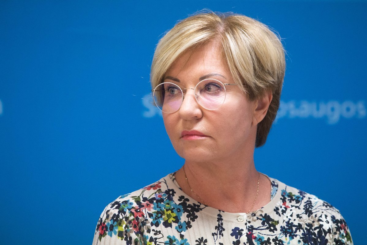 Nacionalinio visuomenės sveikatos centro Vilniaus departamento direktorė R. Lingienė (nuotr. Justinio Auškelio/Fotodiena.lt)
