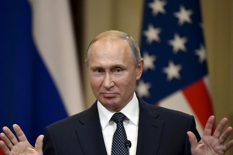 V. Putinas susitikime Helsinkyje (nuotr. SCANPIX)