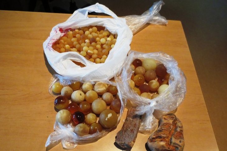 Gintaro kontrabanda (nuotr. Muitinės kriminalinės tarnybos) (nuotr. Balsas.lt)