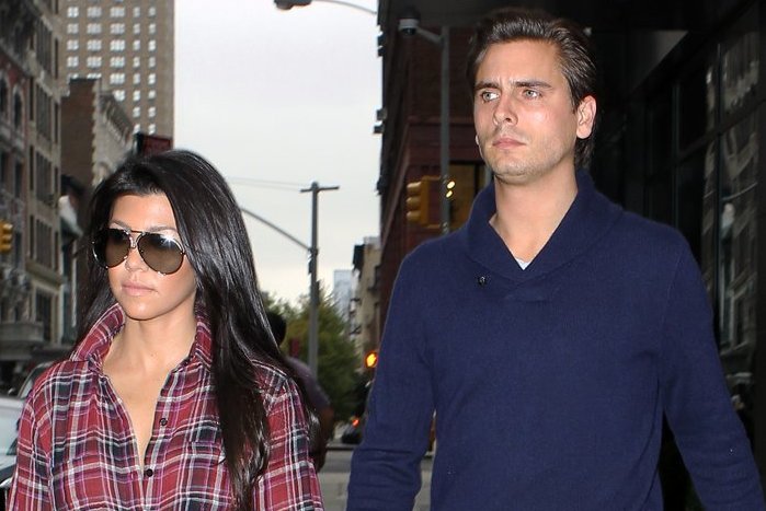 Kourtney Kardashian ir Scott Disick (nuotr. SCANPIX)