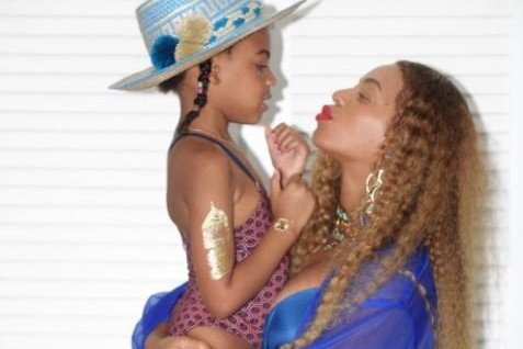 Beyonce ir Blue Ivy (nuotr. Instagram)