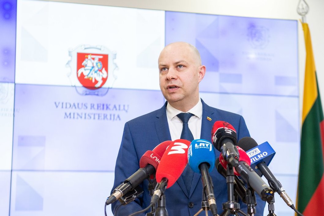 Spaudos konferencija dėl koronaviruso (nuotr. Justinas Auškelis/Fotodiena)