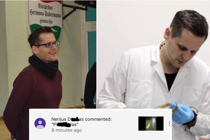 Buvo sukurtas netikras Nerijaus profilis, iš kurio užgaulias žinutes gavo ir mokiniai, ir mokytojai (nuotr. asm. archyvo)