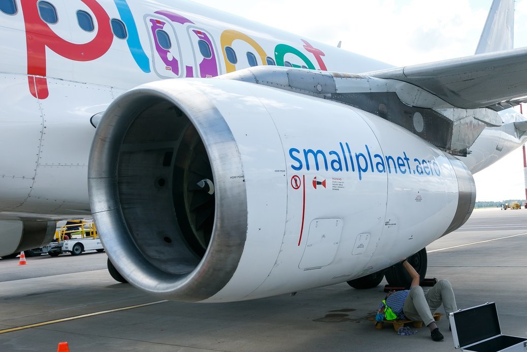 Small Planet Airlines (nuotr. Tv3.lt/Ruslano Kondratjevo)