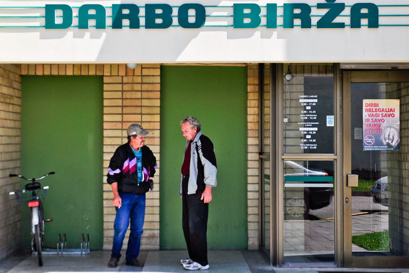 Darbo birža (nuotr. Fotodiena.lt/Ieva Budzeikaitė)
