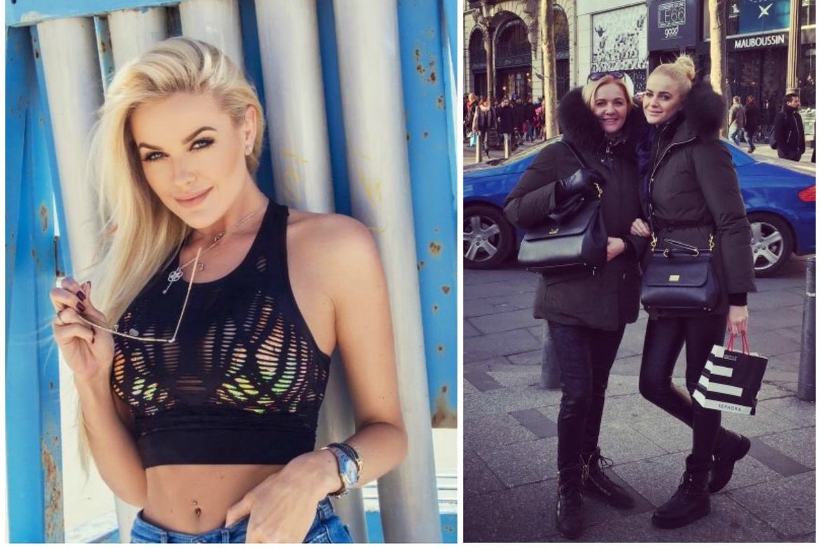 Neringa Šiaudikytė su mama (tv3.lt fotomontažas)