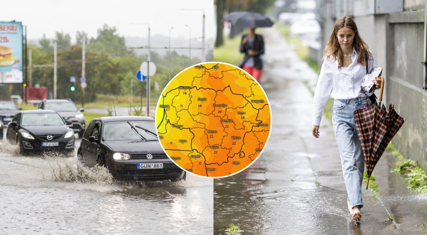 Sinoptikų perspėjimas: Lietuvą talžys škvalas su kruša – pasiruoškite