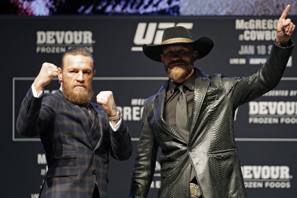 C. McGregoras ir D. Cerrone'as (nuotr. SCANPIX)