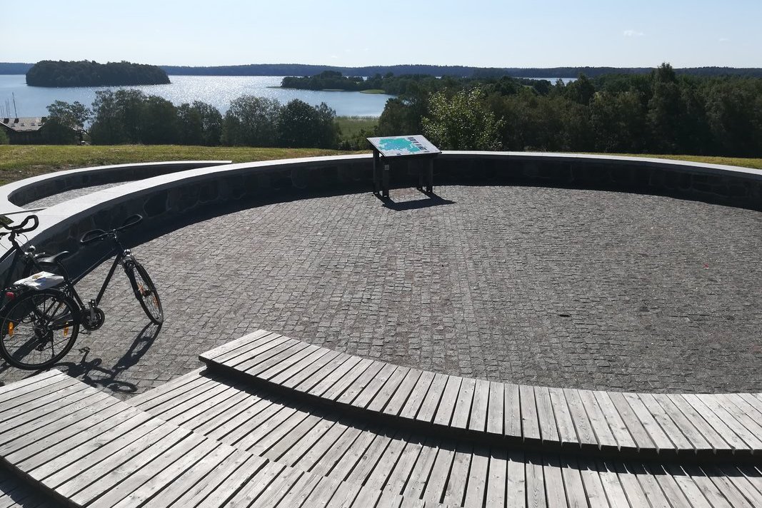 Platelių ežero apžvalginė aikštelė. Rovenos Augustinės nuotr.