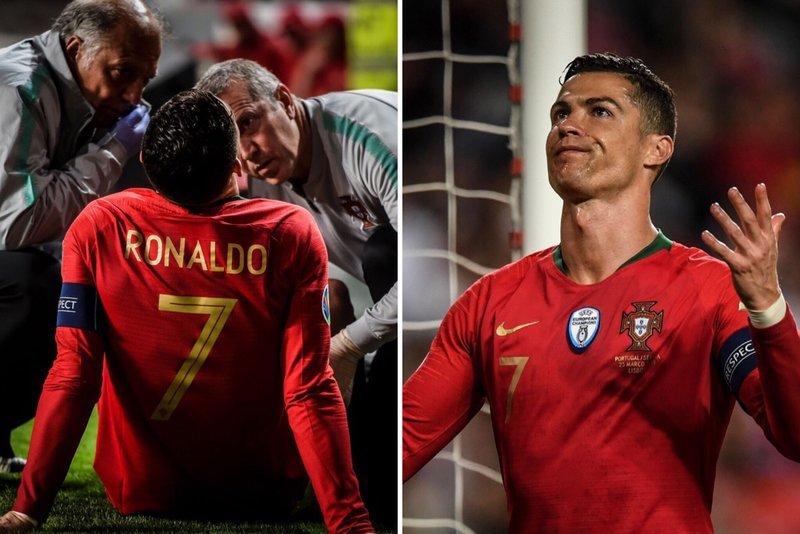 Cristiano Ronaldo patyrė traumą (tv3.lt fotomontažas)