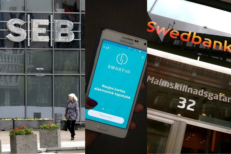 Swedbank ir SEB (tv3.lt fotomontažas)