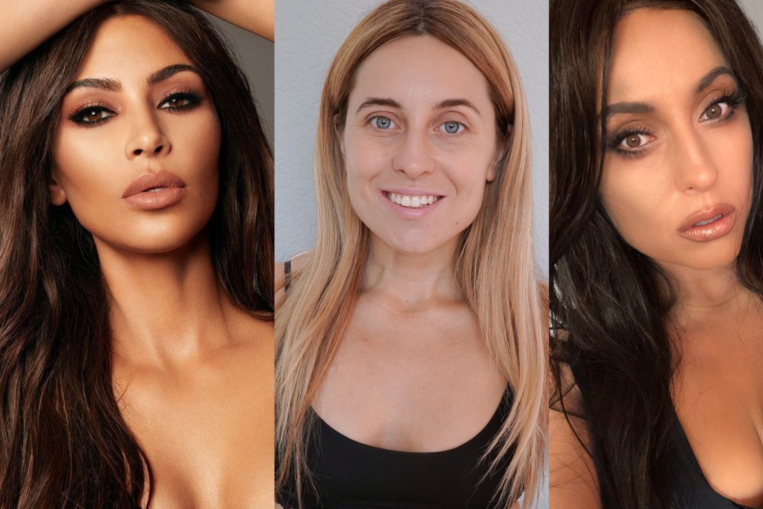 Olesios Žuravliovos transformaciją į Kim Kardashian (nuotr. asm. archyvo)