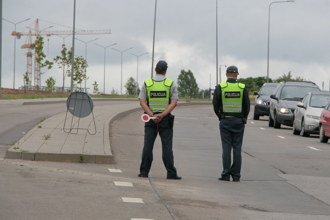 Policijos pareigūnai. Asociatyvi Broniaus Jablonsko nuotr.