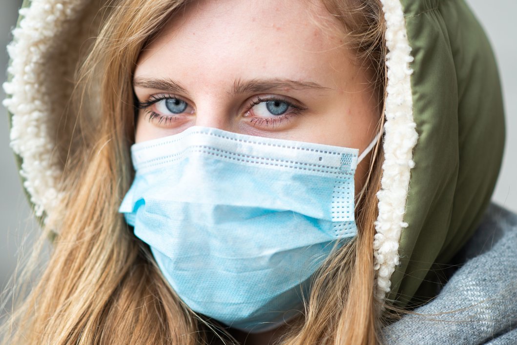 Medicininė kaukė (nuotr. Fotodiena/Justino Auškelio)