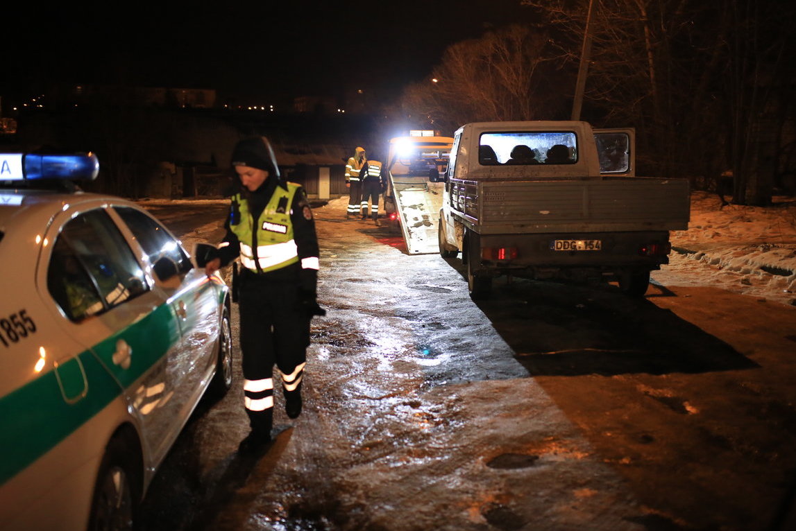 Reidas Vilniuje nuotr. Broniaus Jablonsko