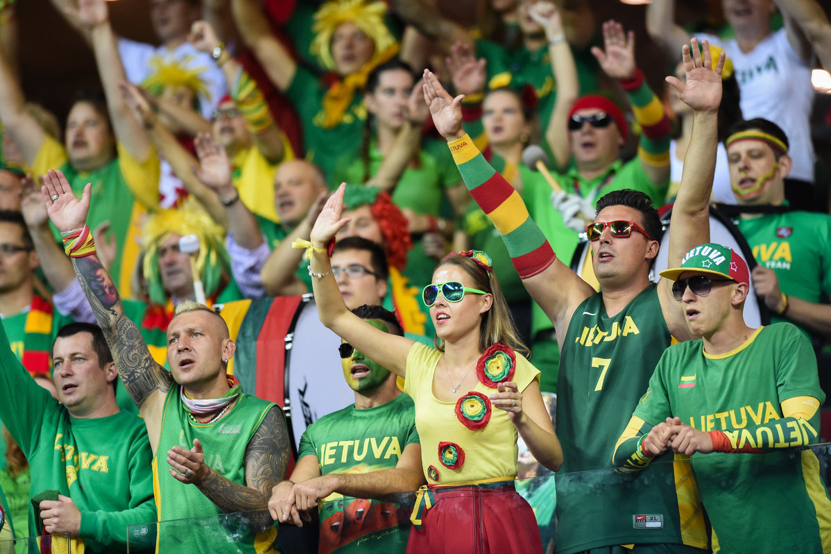 „Eurobasket 2015” dvikova: Estija – Lietuva (nuotr. Fotodiena.lt/Edvardo Blaževičiaus)