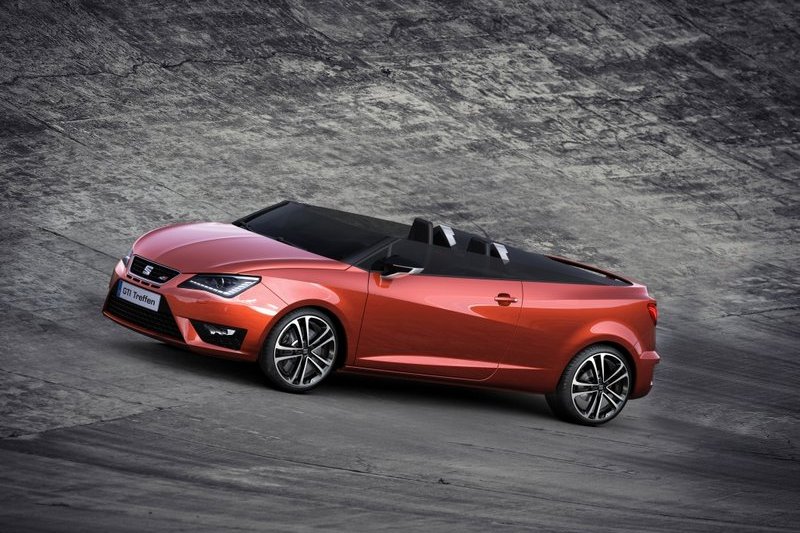 „Seat Ibiza Cupster“ – jaunatviška atviro automobilio vizija. (nuotr. Gamintojo)