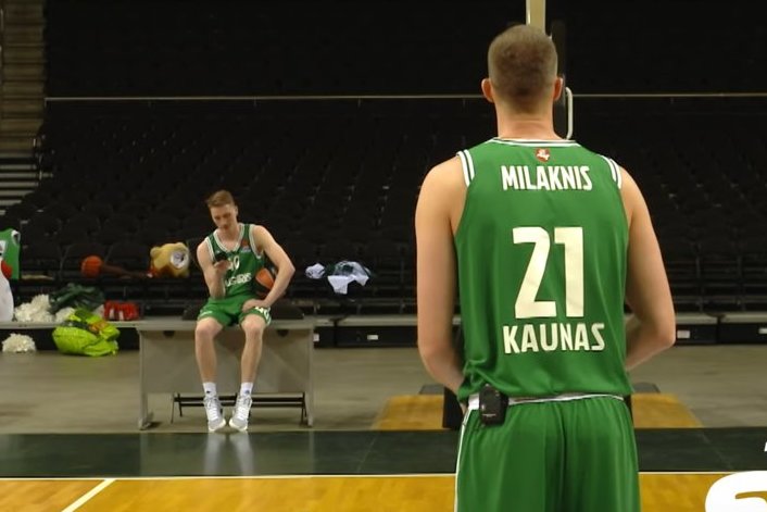 M. Grigonio ir A. Milaknio akistata (nuotr. stop kadras)