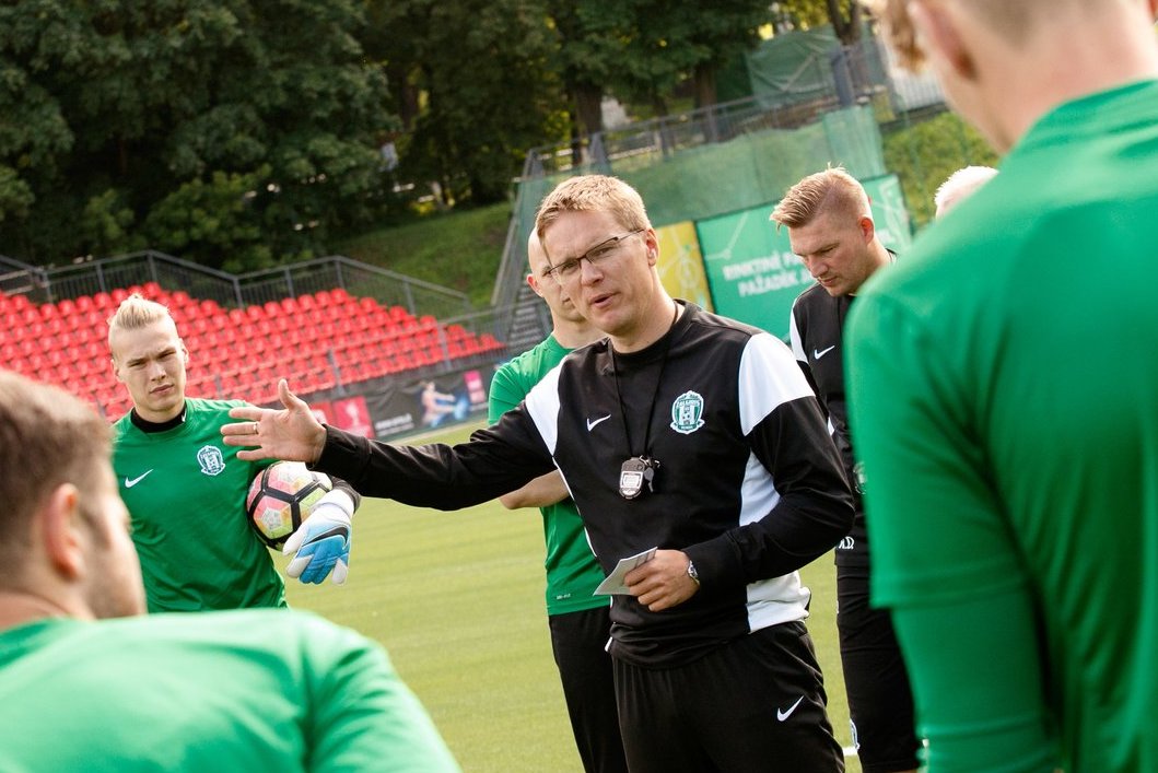 Vilniaus „Žalgirio“ treniruotė prieš Čempionų lygos atrankos rungtynes su Razgrado „Ludogorets“ (nuotr. Tv3.lt/Ruslano Kondratjevo)
