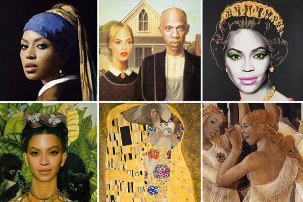 Beyonce ir Jay Z portretai (nuotr. Tumblr)