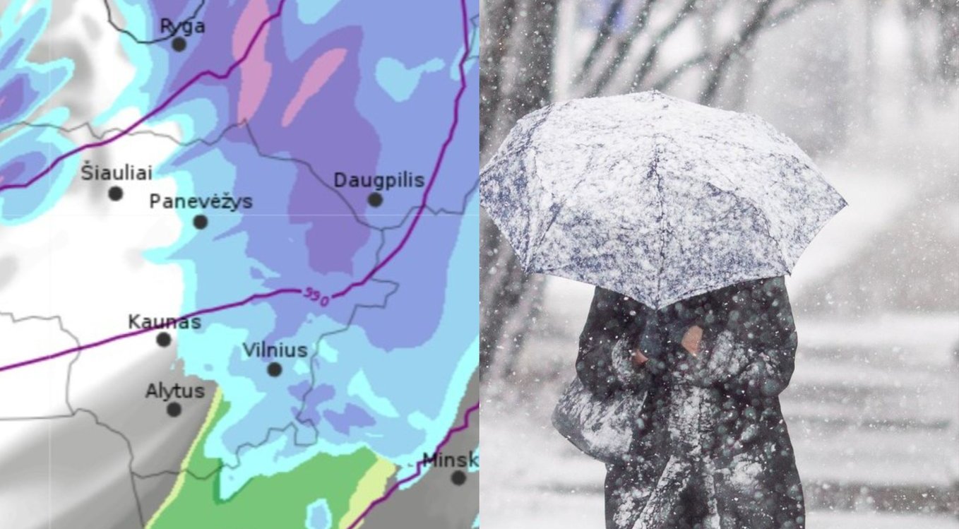 Naujausia prognozė – netrukus Lietuvą užgrius galingas ciklonas: ragina pasisaugoti