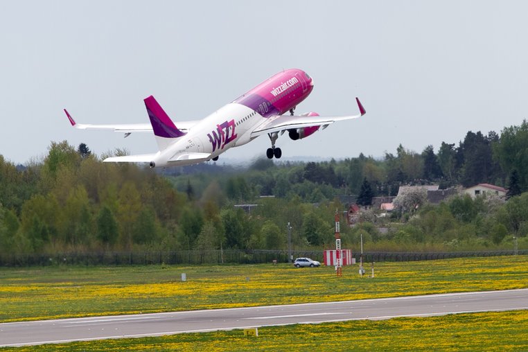 Wizz Air (nuotr. Tv3.lt/Ruslano Kondratjevo)