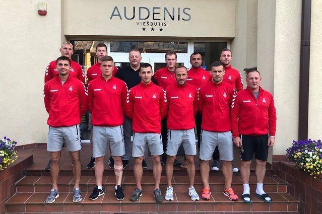Lietuvos paplūdimio futbolo rinktinė (nuotr. Organizatorių)