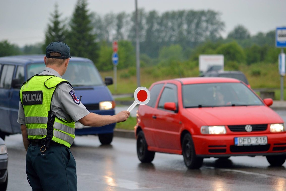 Šiauliuose buvo vykdomas vairuotojų reidas (nuotr. Policijos)
