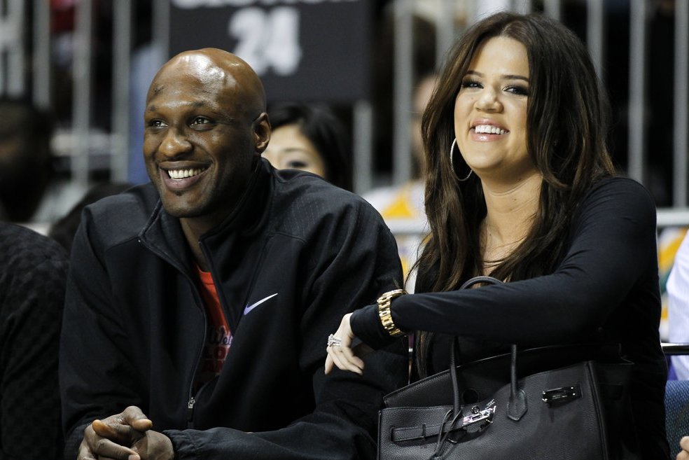 Khloe Kardashian ir Lamar Odom (nuotr. SCANPIX)