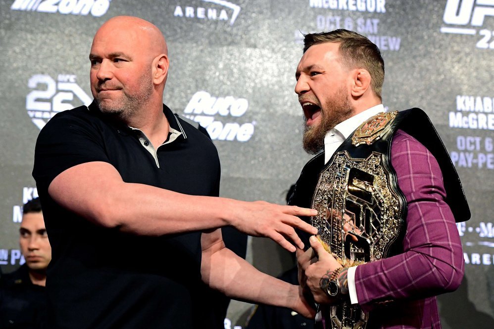 D. White'as ir C. McGregoras (nuotr. SCANPIX)