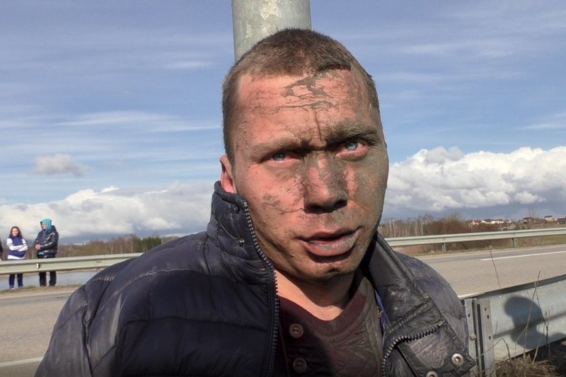 Prasikaltęs vairuotojas (nuotr. Broniaus Jablonsko)