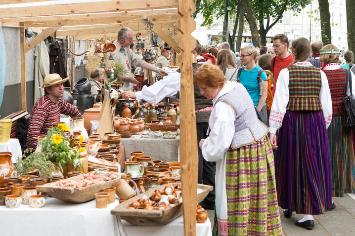 Amatų mugė Vilniuje (nuotr. Balsas.lt/Ruslano Kondratjevo)