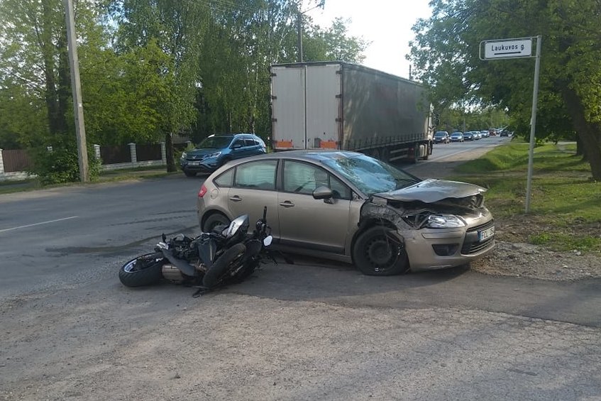 Avarijoje Kaune žuvo jaunas motociklininkas, V. Girčės nuotr.