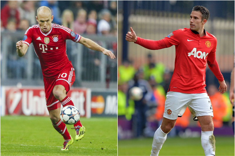 A. Robbenas ir R. van Persie (nuotr. SCANPIX)